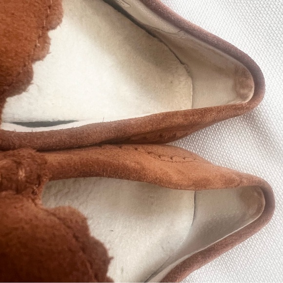 Vionic women’s suede sherpa shearling orthopedic slippers 9.5 - Picture 5 of 13